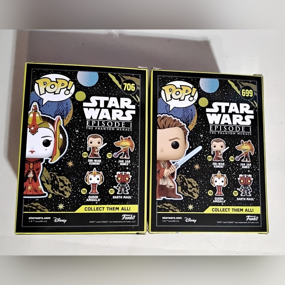 Pop Star Wars Phantom Menace Figures Bundle - Picture 2 of 2